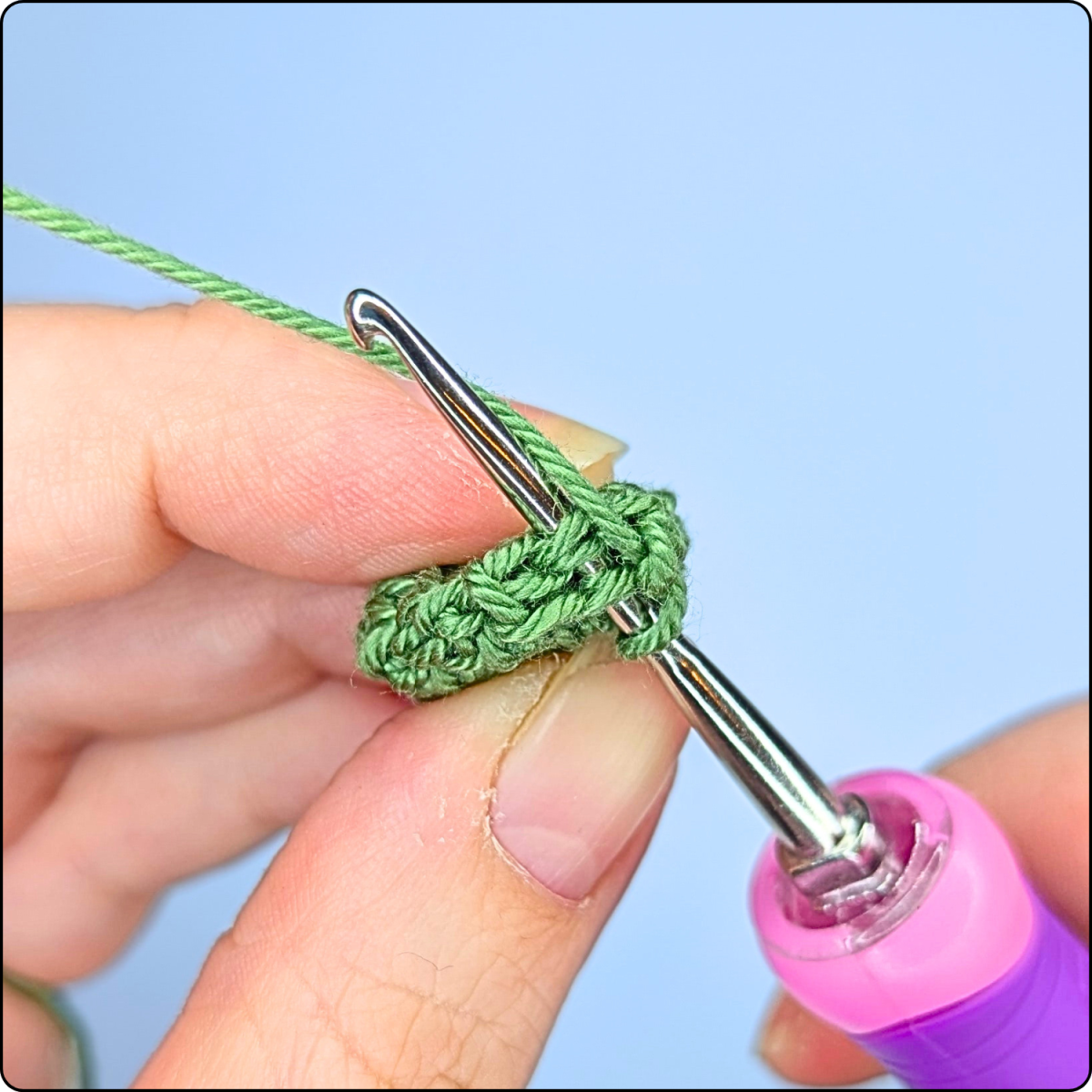 Blog content image for 'Free No-Sew Crochet Pattern: Avocado Keychain'