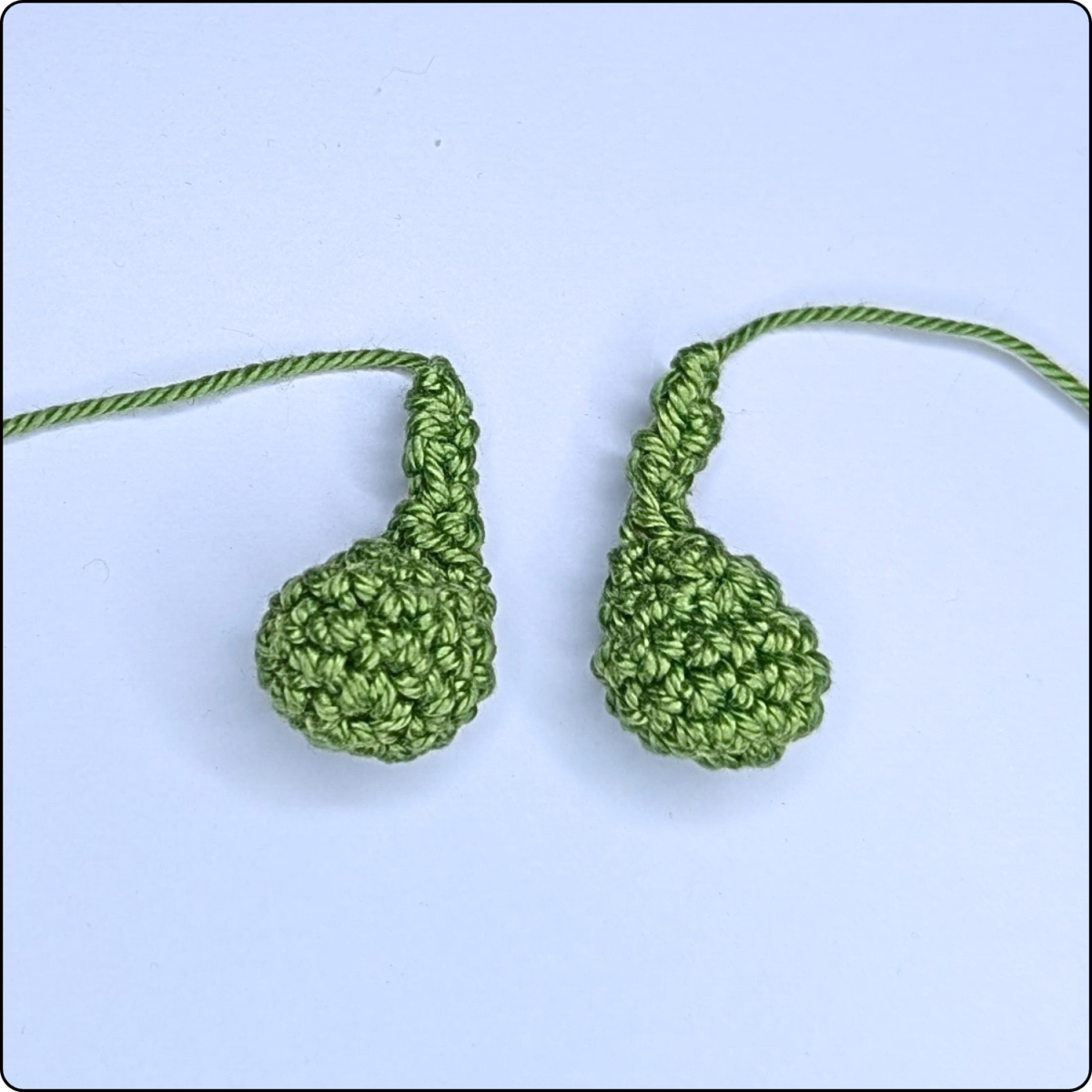 Blog content image for 'Free No-Sew Crochet Pattern: Avocado Keychain'