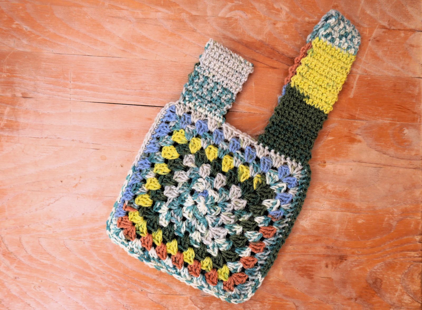 Blog-Inhaltsbild für 'Japanische Knotentasche häkeln – aus einem Wollrest wird ein Lieblingsstück kostenlose Häkelanleitung'