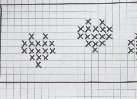 Blog-Inhaltsbild für 'kostenlose Häkelanleitung für ein Herz-Stirnband in der Tapestry Technik (für Babys und Kleinkinder)'