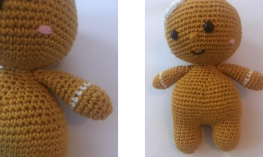 Blog-Inhaltsbild für 'Häkelanleitung Lebkuchenmann'