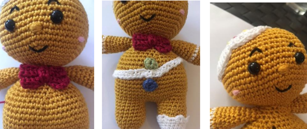 Blog-Inhaltsbild für 'Häkelanleitung Lebkuchenmann'