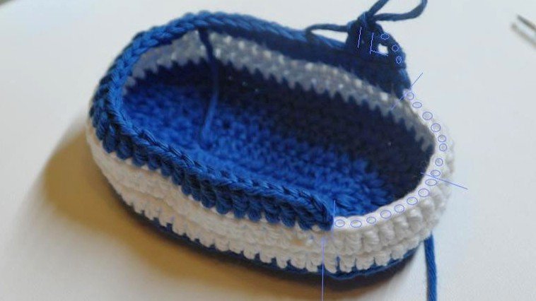 Blog-Inhaltsbild für 'Häkelanleitung Baby- Turnschuhe'