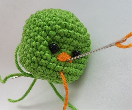 Blog-Inhaltsbild für 'Kostenlose Häkelanleitung Schlüsselanhänger/ Osterdeko Häschen'