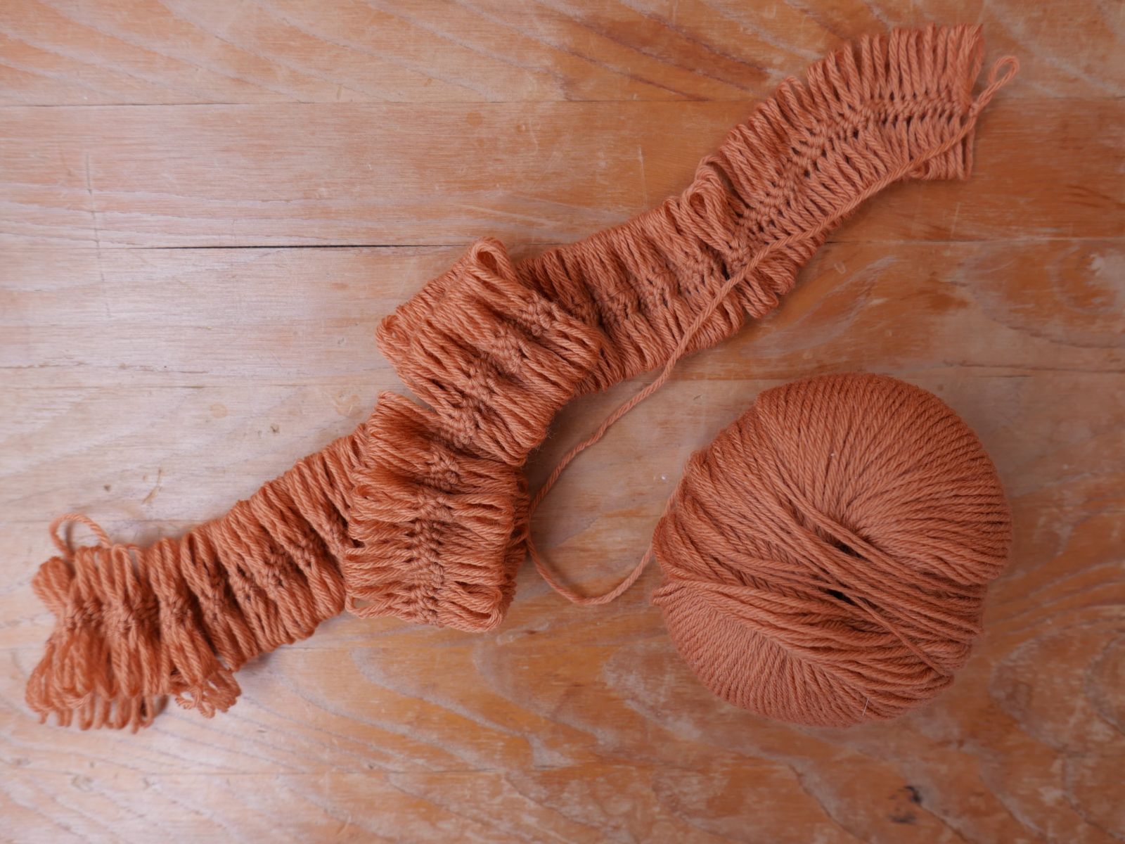 Blog-Inhaltsbild für 'Weil zusammen einfach schöner ist – Gabelhäkeln Teil 3: Schlingenbahnen verbinden Kostenlose Anleitung für einen eleganten Gabelhäkelschal'