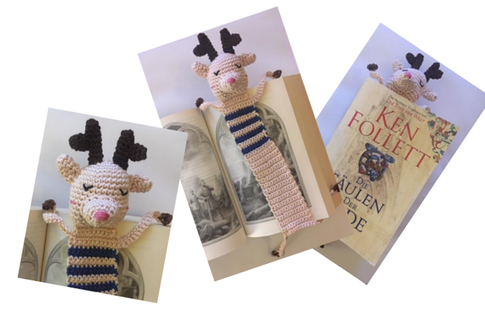 Blog-Inhaltsbild für 'Kostenlose Häkelanleitung Lesezeichen'