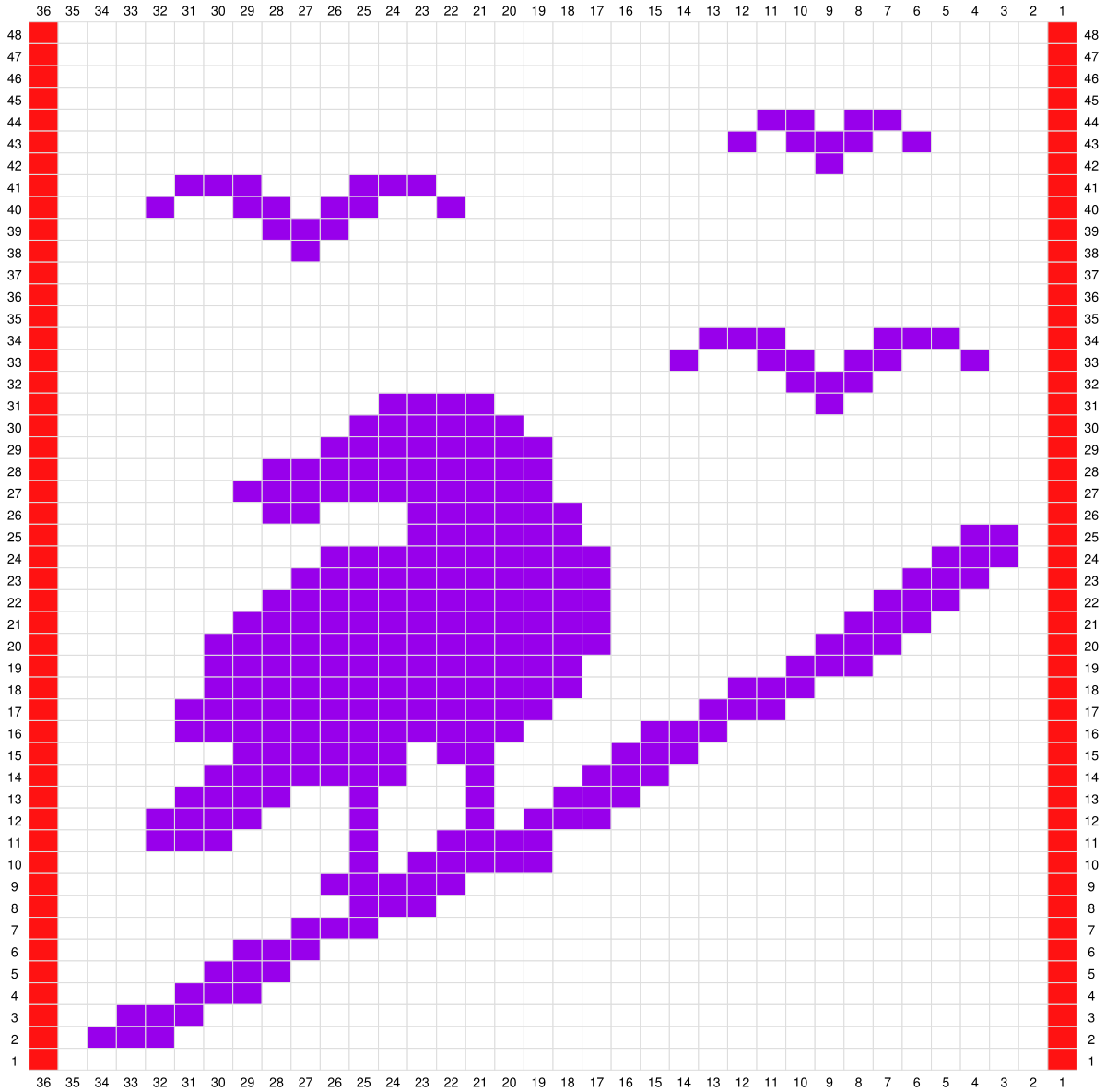 Blog-Inhaltsbild für 'Free Knitting Pattern Bird Potholder in Double Knitting Technik'