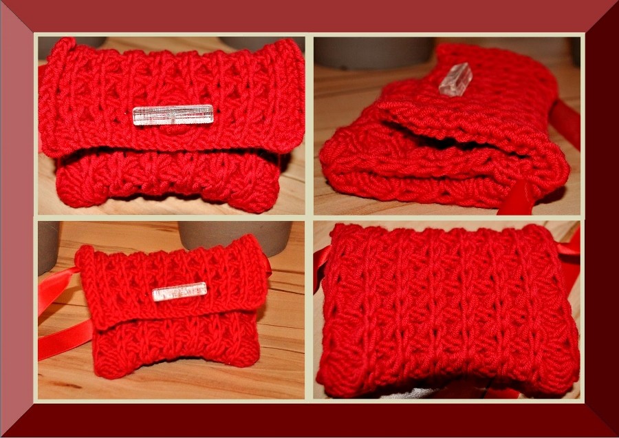 Blog-Inhaltsbild für 'Strickanleitung für Tasche/Handytasche | HANDY#Tasche LADYLIKE'