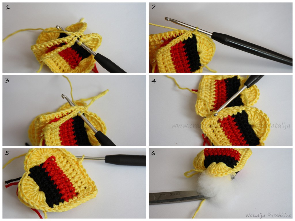 Blog-Inhaltsbild für 'Anhänger „Ein Herz für Deutschland“ -  Kostenlose Häkelanleitung'