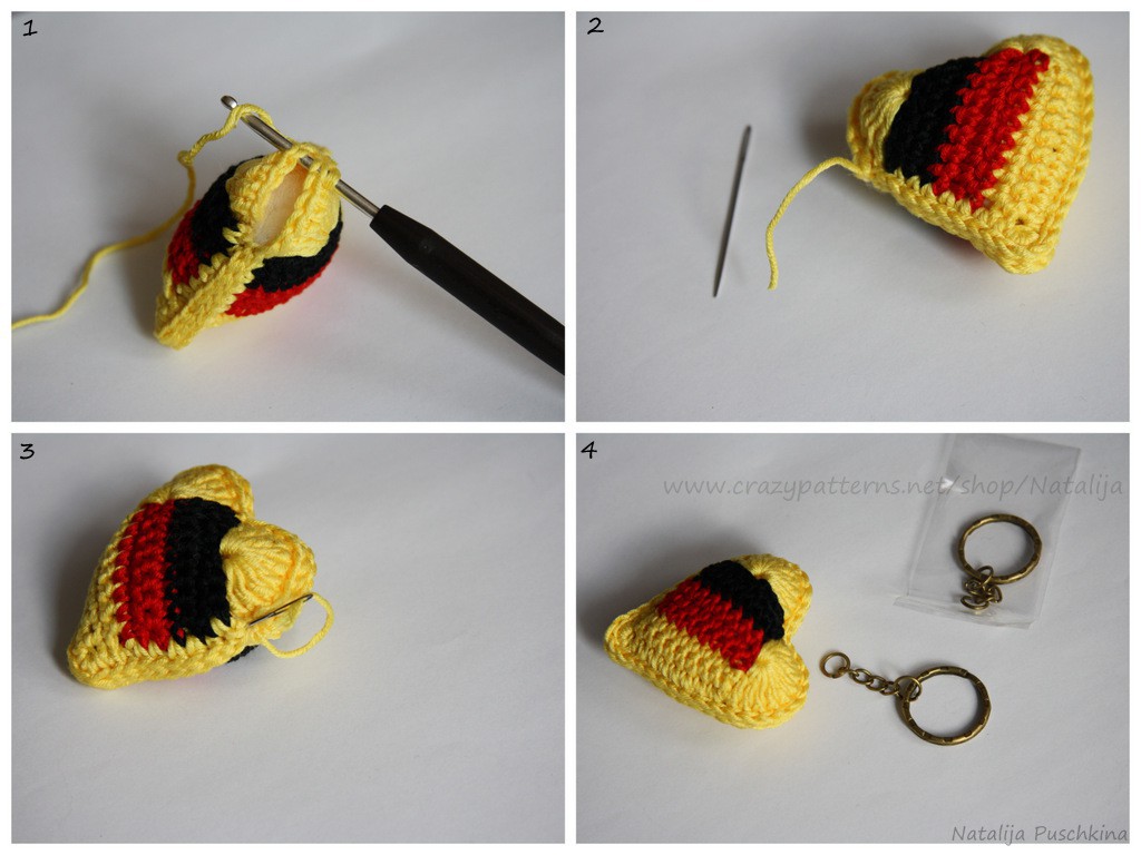 Blog-Inhaltsbild für 'Anhänger „Ein Herz für Deutschland“ - Kostenlose Häkelanleitung'