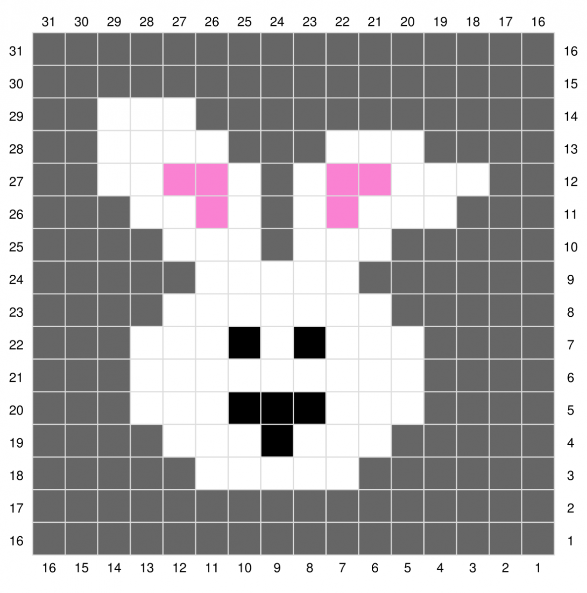 Blog content image for 'Free C2C Crochet Pattern for an Easter bunny'