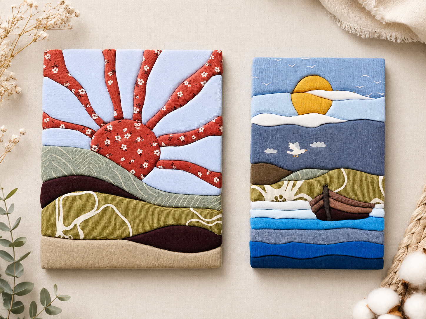 Blog content image for 'Kinusaiga – Painting with Fabric and Turning Scraps into Art'