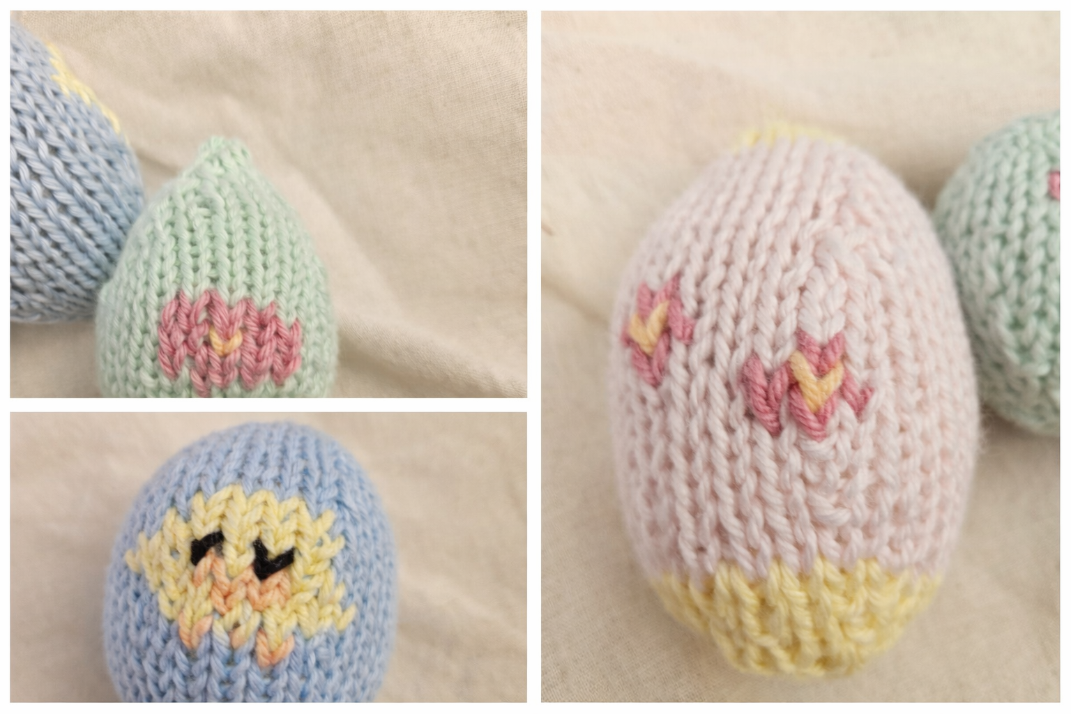 Blog content image for 'Free Knitting Pattern for Easter Egg Decorations'