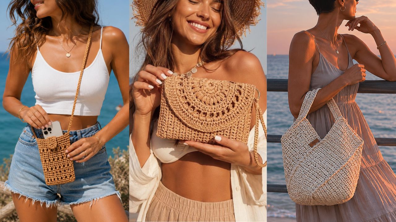 Blog content image for 'Soft or Twisted Raffia? How to Choose the Best Raffia for Crochet Bags'