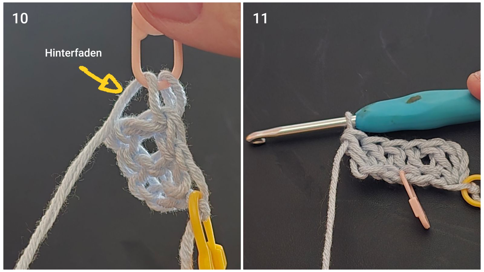 Blog-Inhaltsbild für 'Kleine Maschenkunde: Der Fußschlingenanschlag - ein elastischer Beginn für Häkelarbeiten.'