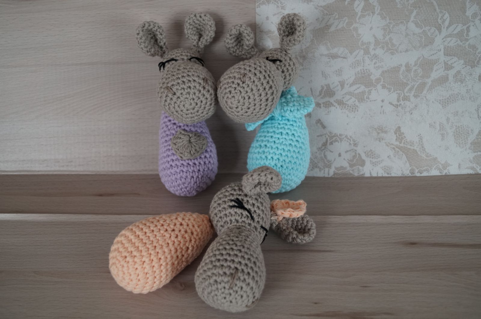 Blog-Inhaltsbild für 'Nilpferdrasselbande, kostenlose Häkelanleitung'