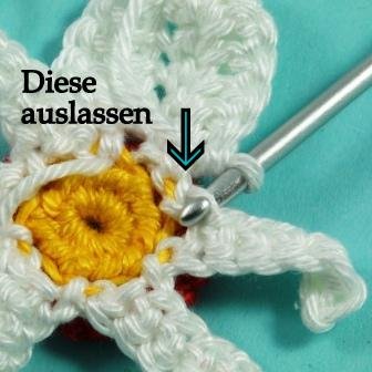 Blog-Inhaltsbild für 'Kostenlose Häkelanleitung - Narzisse'