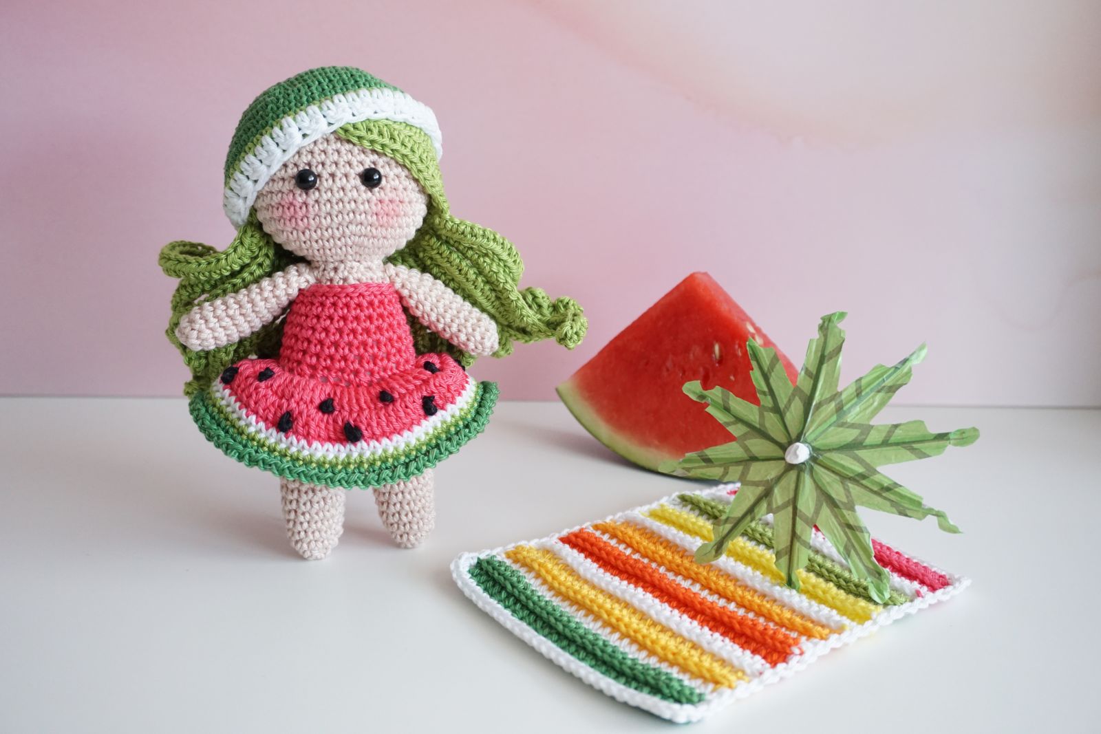 Blog-Inhaltsbild für 'Häkelanleitung Tutti Frutti Girl Melonia'