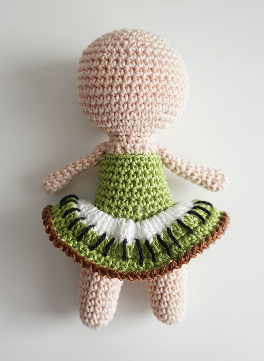 Blog-Inhaltsbild für 'Häkelanleitung Tutti Frutti Girl Kiwi'