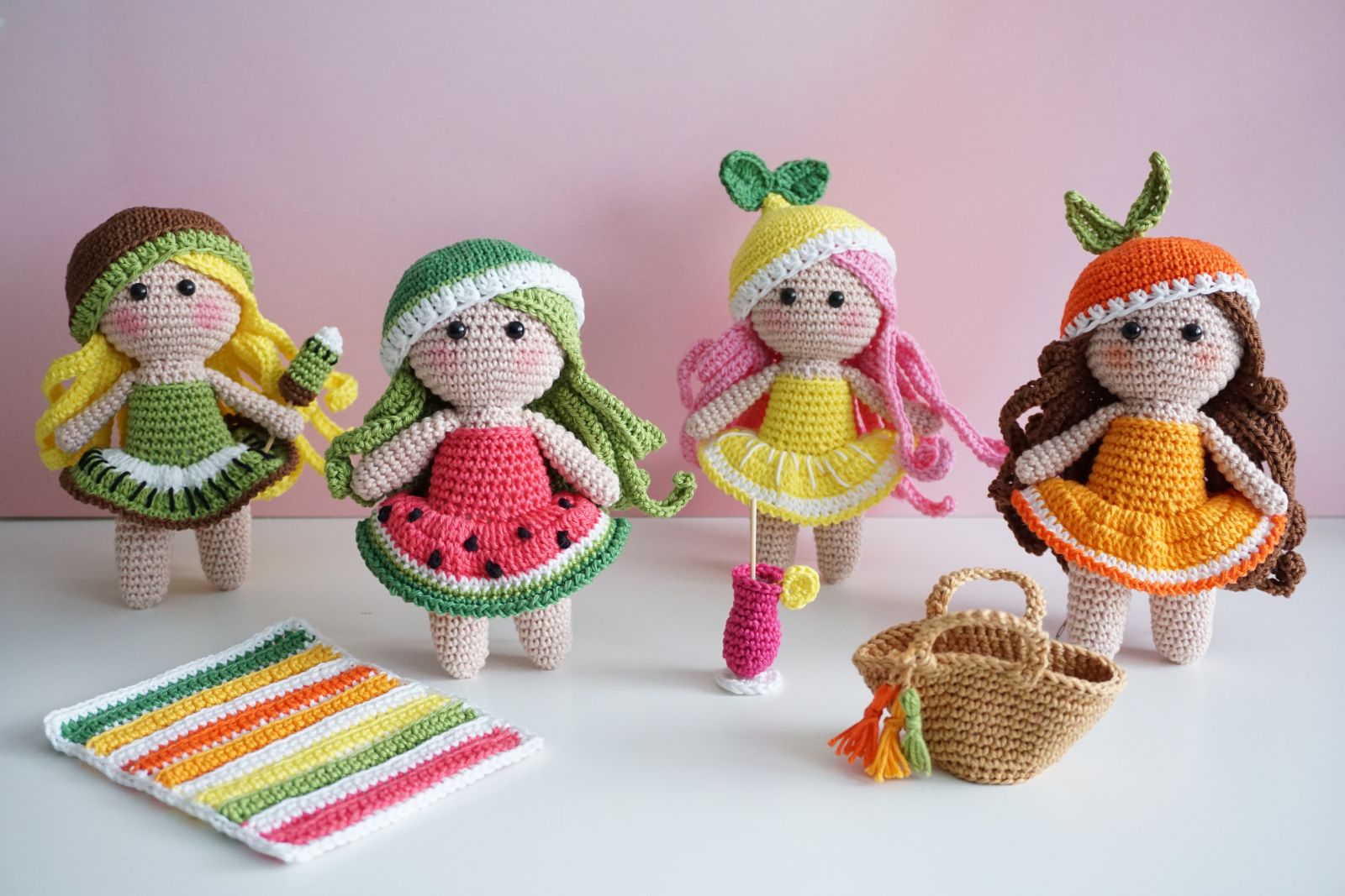 Blog-Inhaltsbild für 'Häkelanleitung Tutti Frutti Girl Melonia'