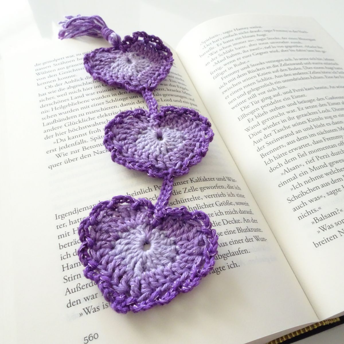 Blog-Inhaltsbild für 'Kleines, zartes Herz (kostenlose Häkelanleitung) plus Projektideen'