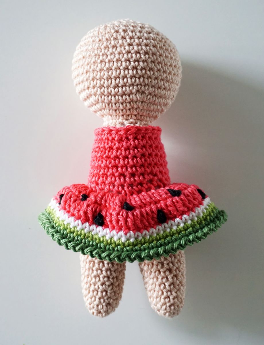 Blog-Inhaltsbild für 'Häkelanleitung Tutti Frutti Girl Melonia'