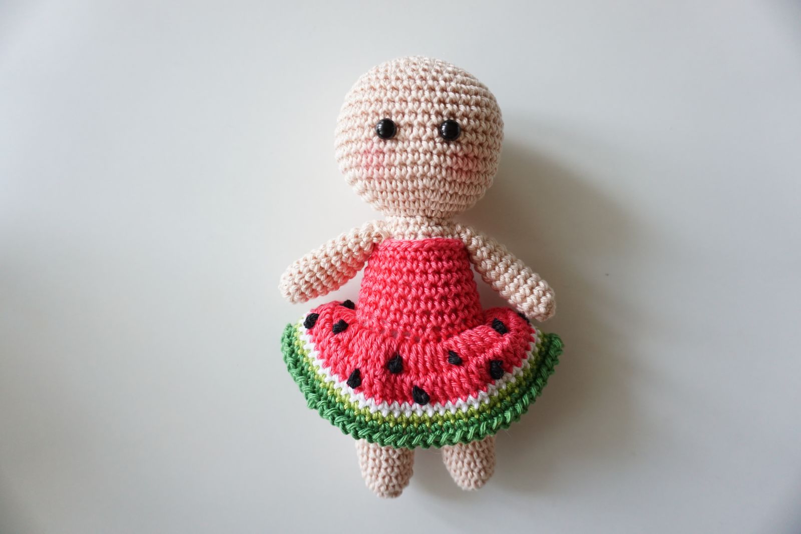 Blog-Inhaltsbild für 'Häkelanleitung Tutti Frutti Girl Melonia'