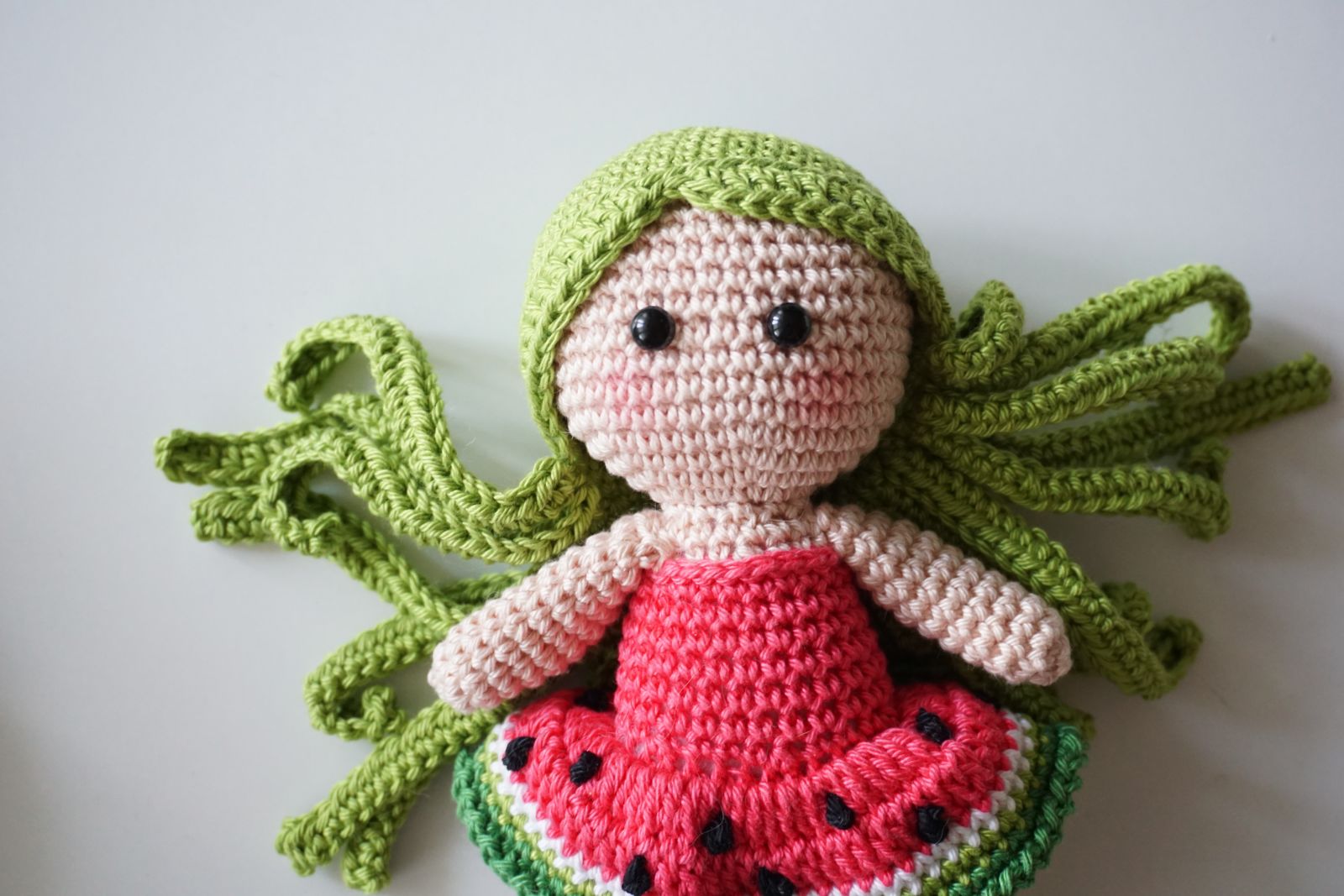 Blog-Inhaltsbild für 'Häkelanleitung Tutti Frutti Girl Melonia'