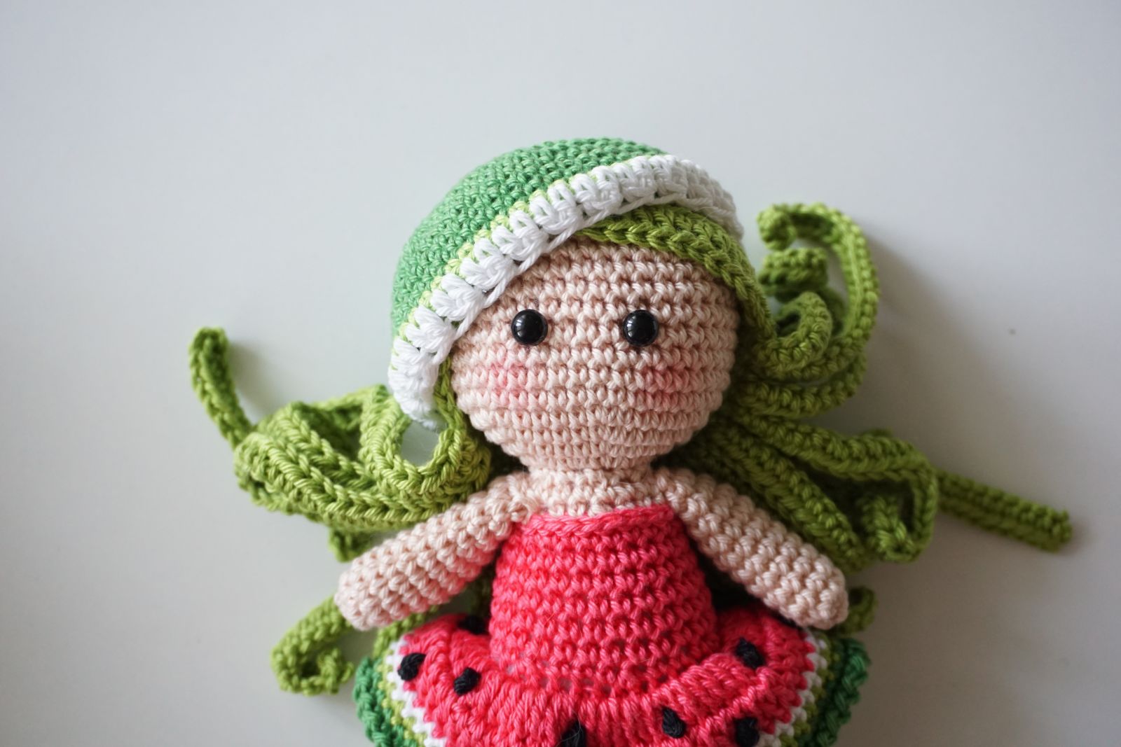 Blog-Inhaltsbild für 'Häkelanleitung Tutti Frutti Girl Melonia'