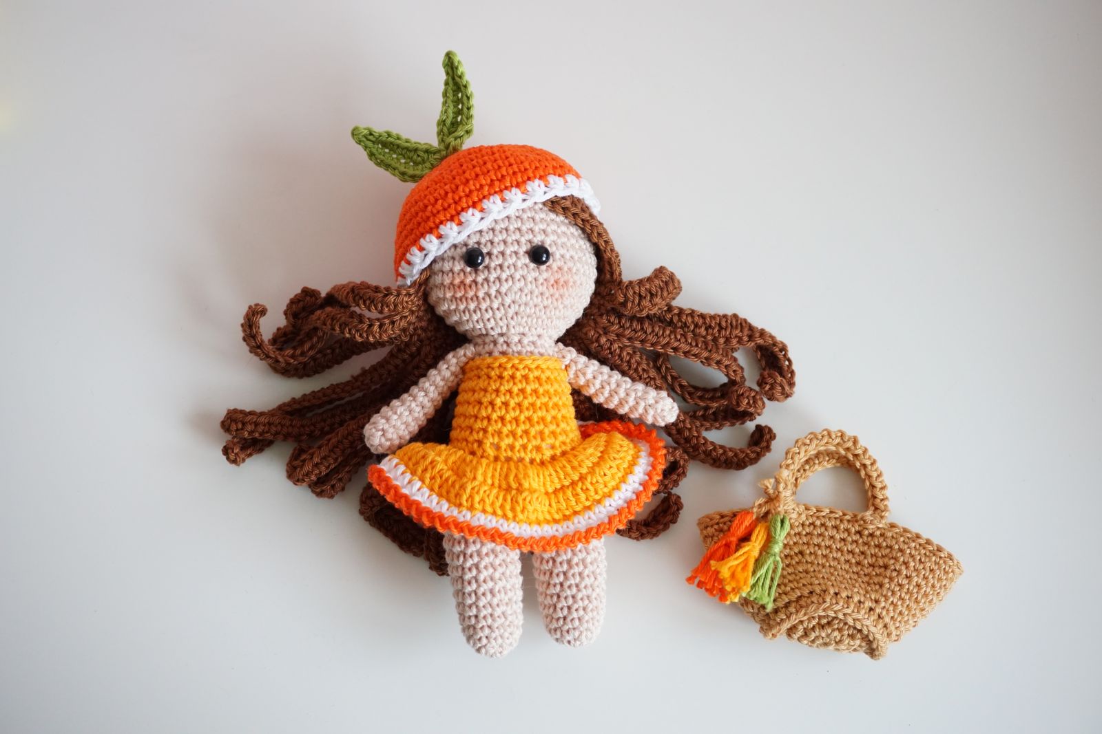 Blog-Inhaltsbild für 'Häkelanleitung Tutti Frutti Girl Orangina'