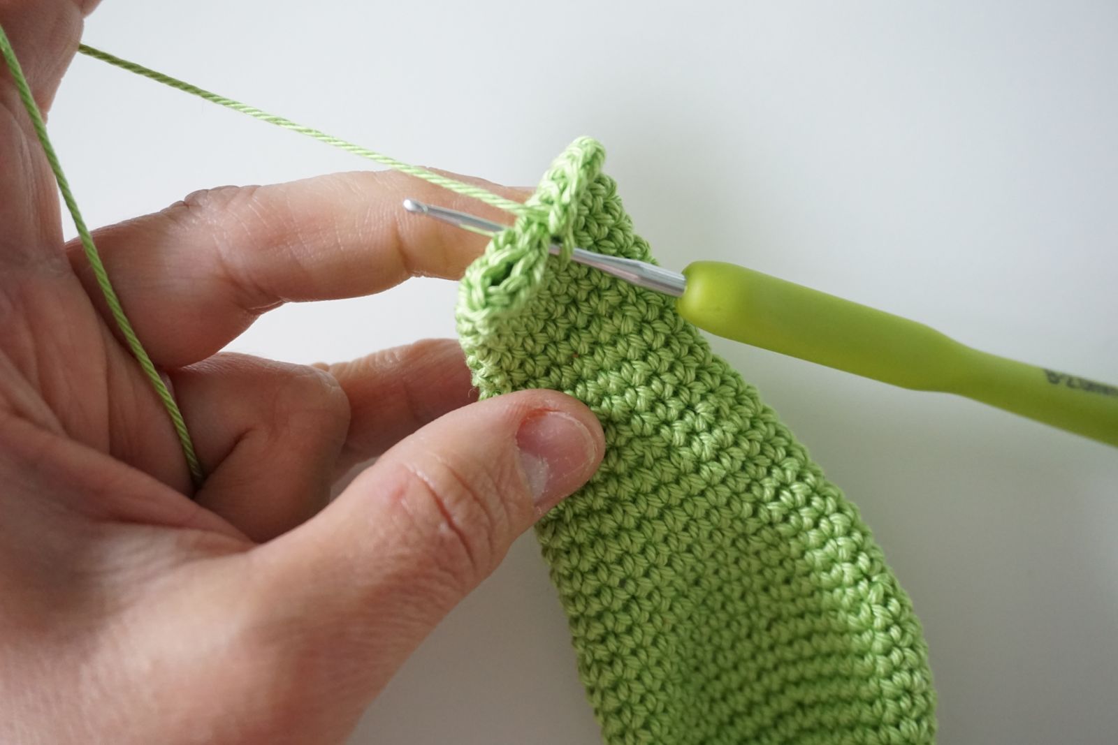 Blog-Inhaltsbild für 'Häkelanleitung Tulpe im Topf'