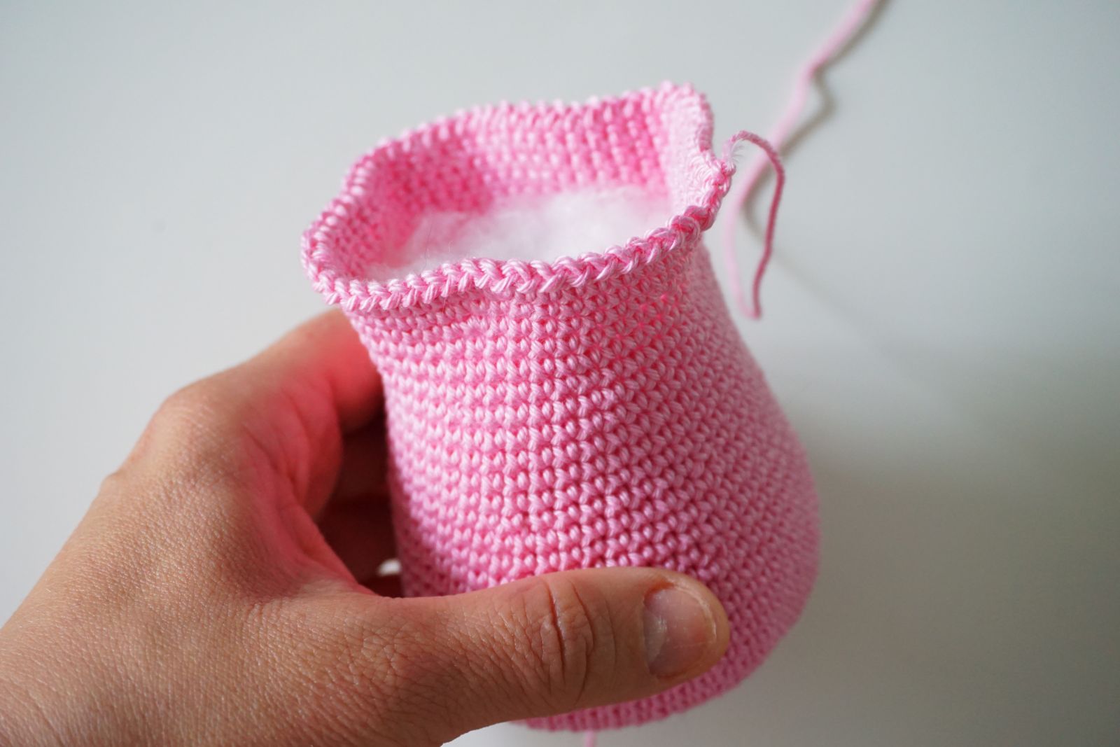 Blog-Inhaltsbild für 'Häkelanleitung Tulpe im Topf'