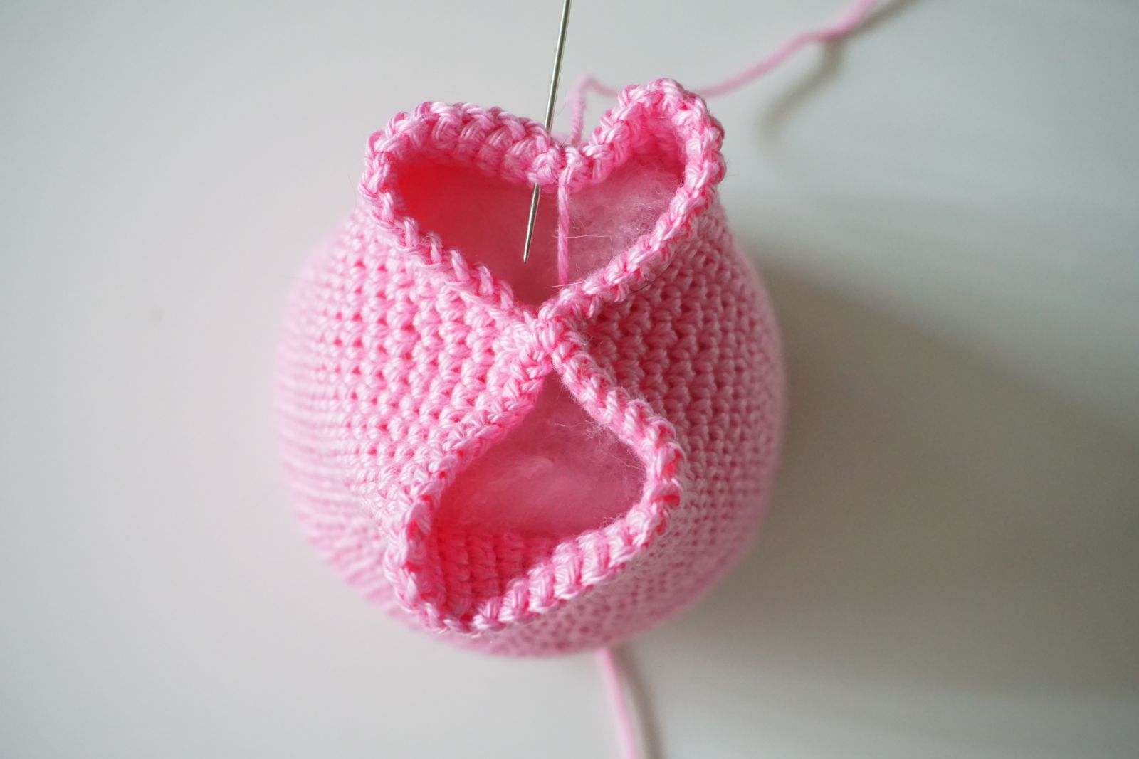 Blog-Inhaltsbild für 'Häkelanleitung Tulpe im Topf'