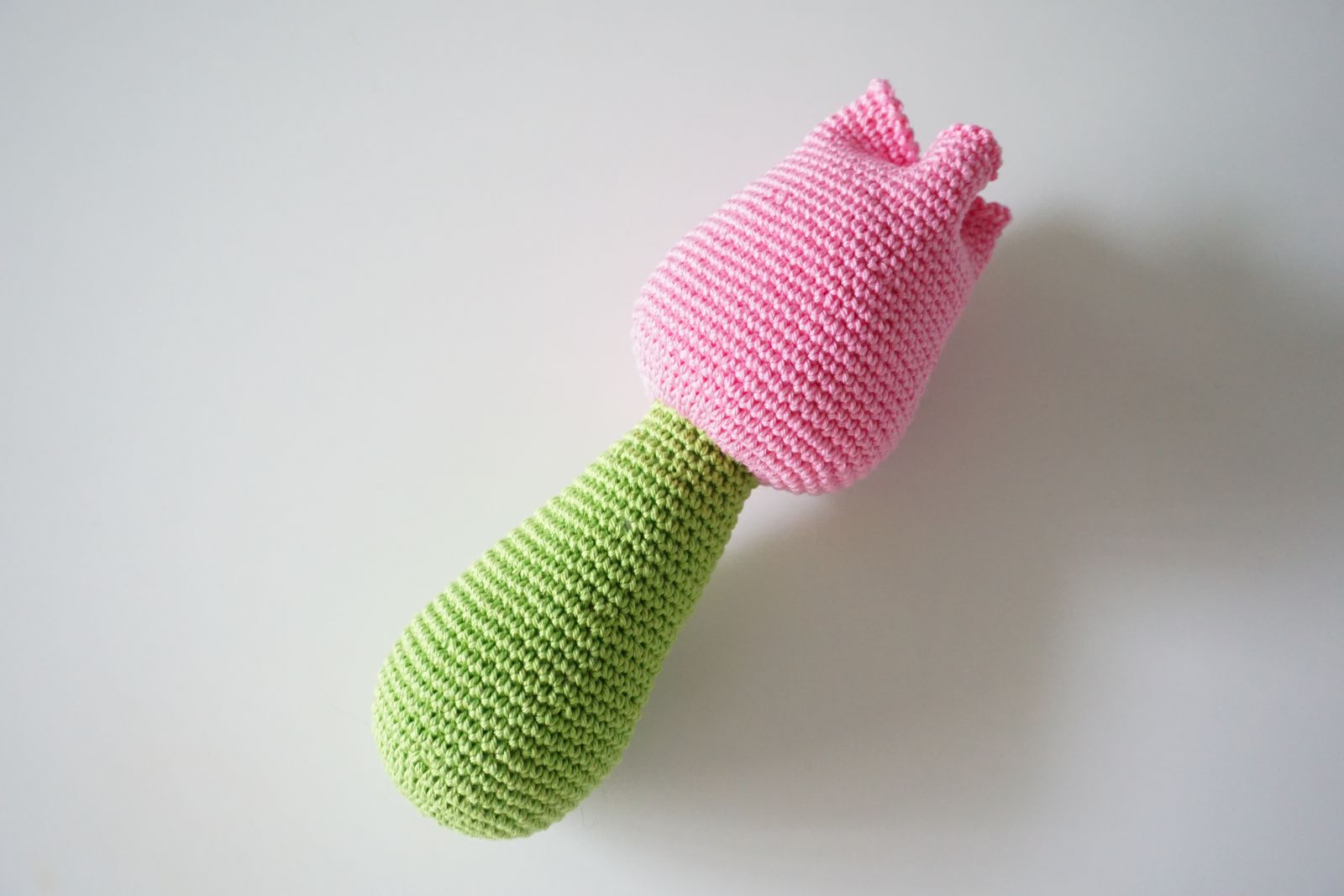 Blog-Inhaltsbild für 'Häkelanleitung Tulpe im Topf'