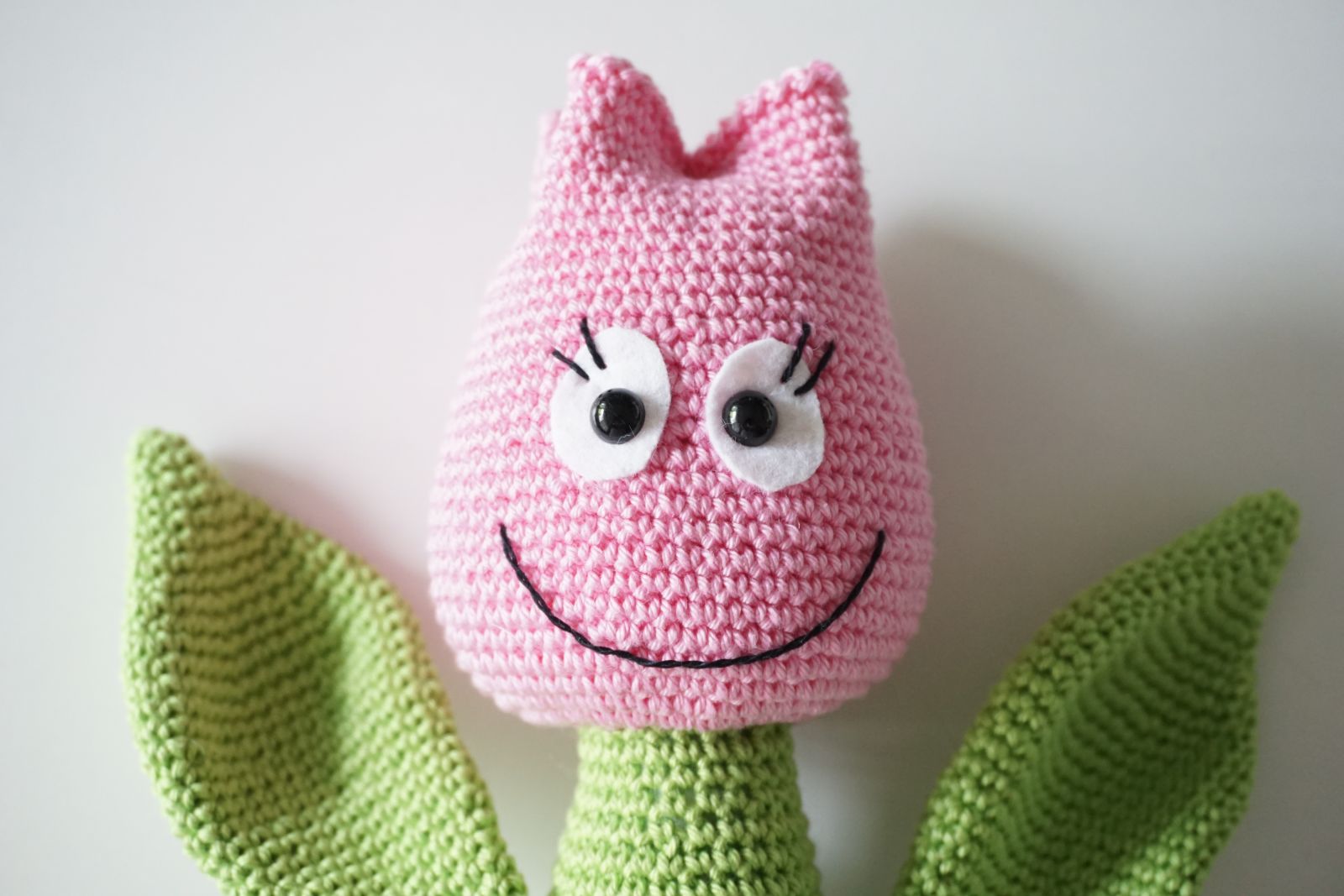 Blog-Inhaltsbild für 'Häkelanleitung Tulpe im Topf'