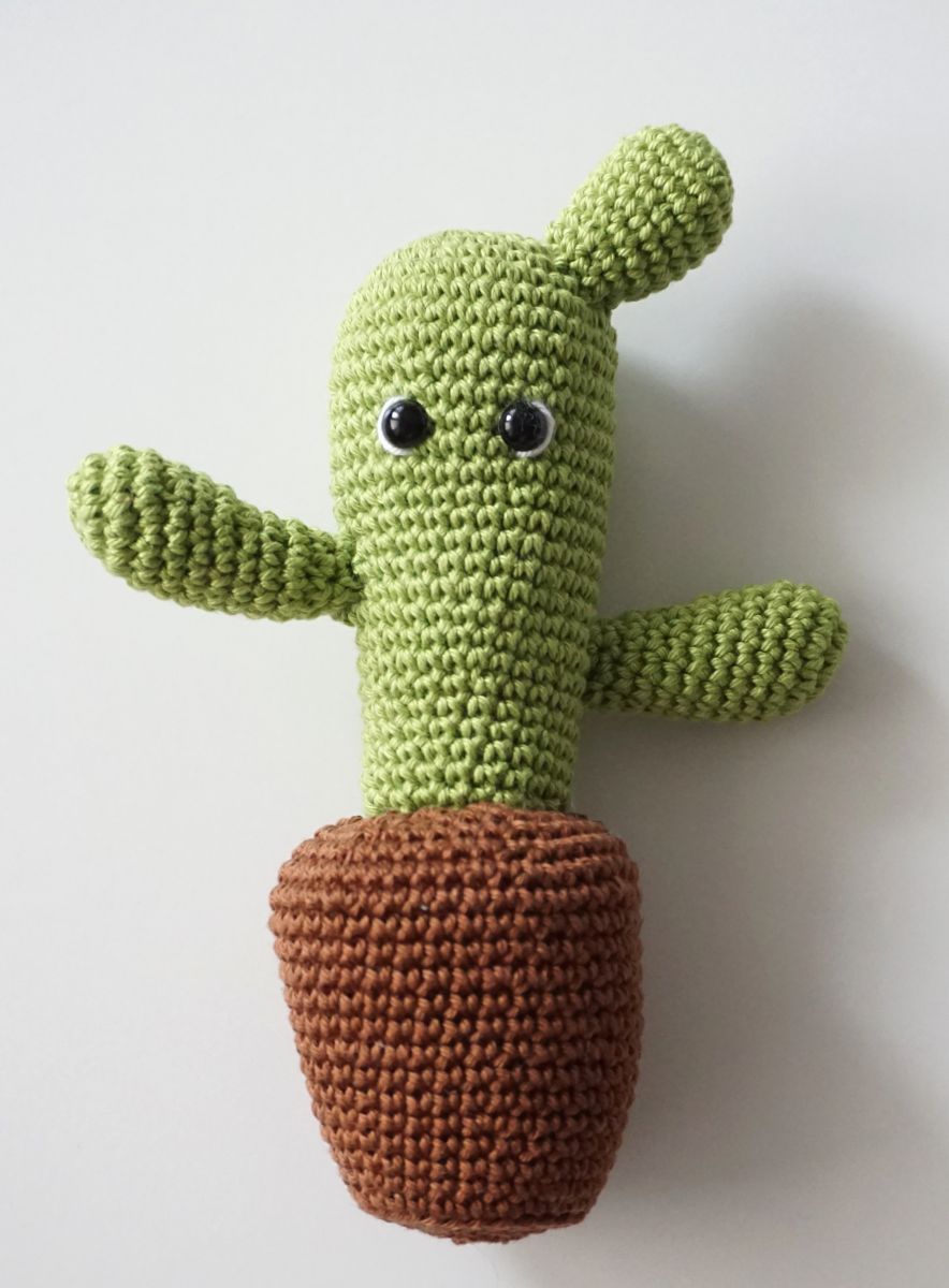 Blog-Inhaltsbild für 'Häkelanleitung Kakteen im Topf - Freebie'