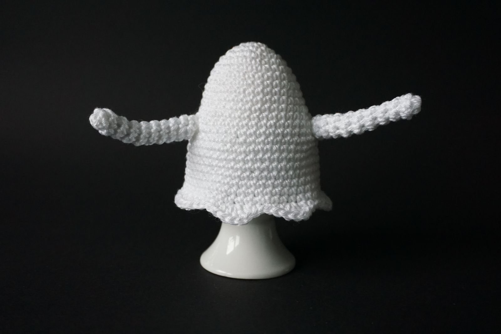 Blog-Inhaltsbild für 'Häkelanleitung Eierwärmer Geister'