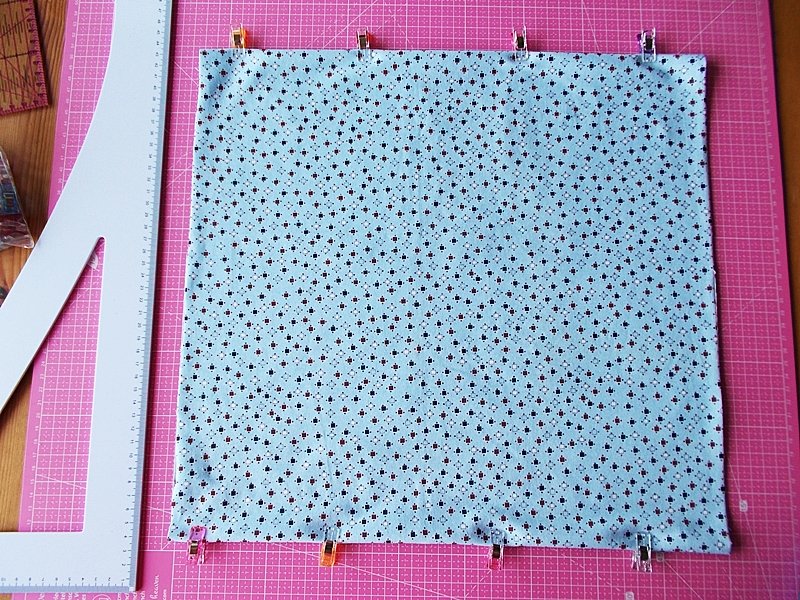 Vorderseite des Kissens