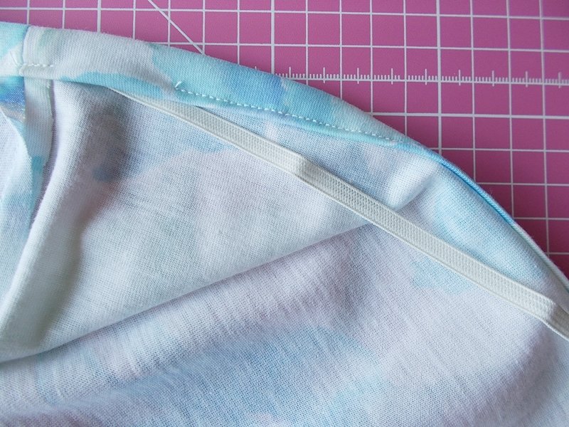 Gummi einziehen gerade