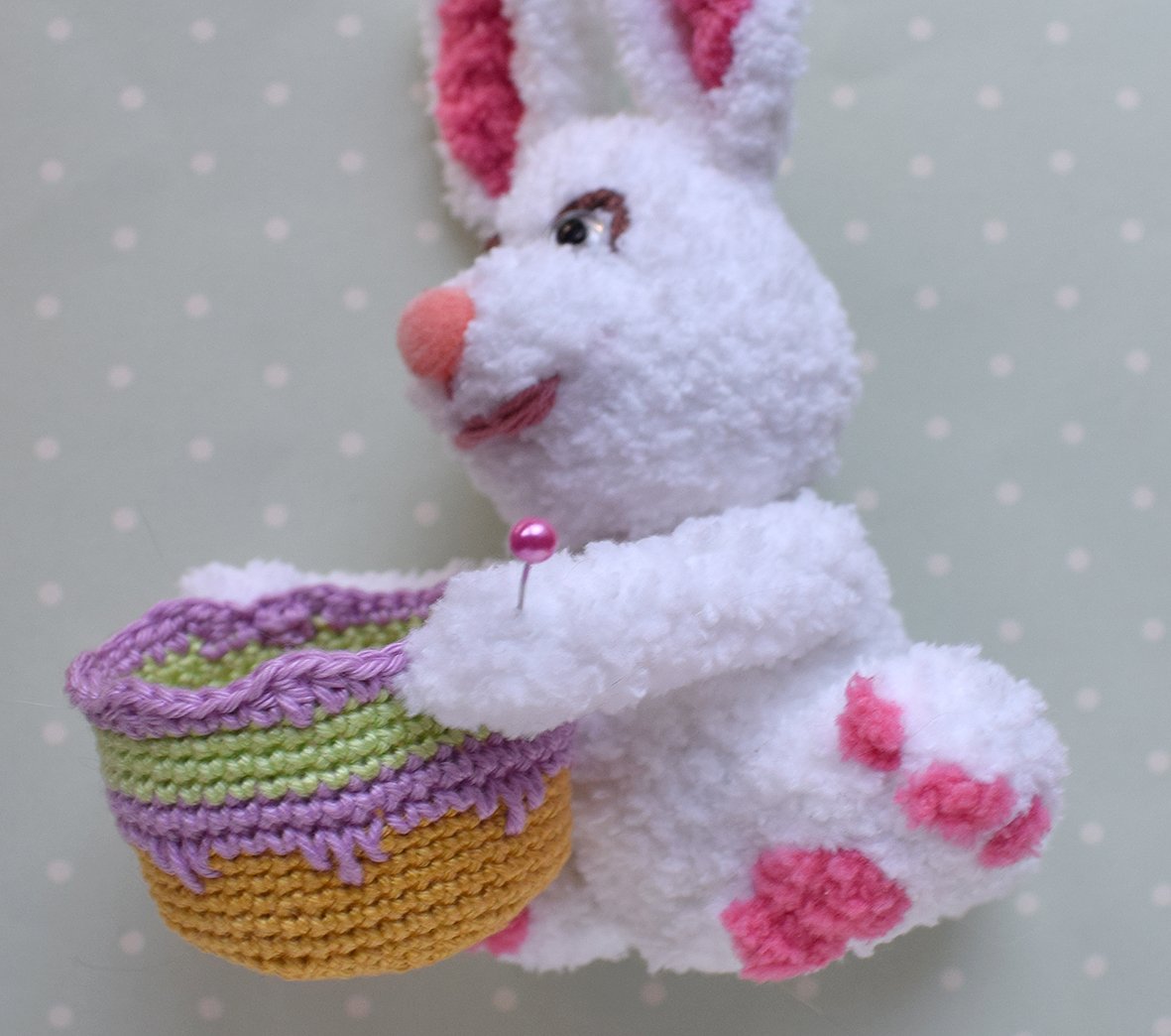 Blog content image for 'The Easter Bunny. 2 in 1 - crochet + knitting'