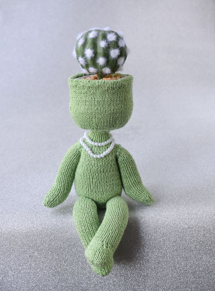 Blog-Inhaltsbild für 'Übertopf «was hast du in deinem Kopf?». 2 in 1: Häkeln oder Stricken'