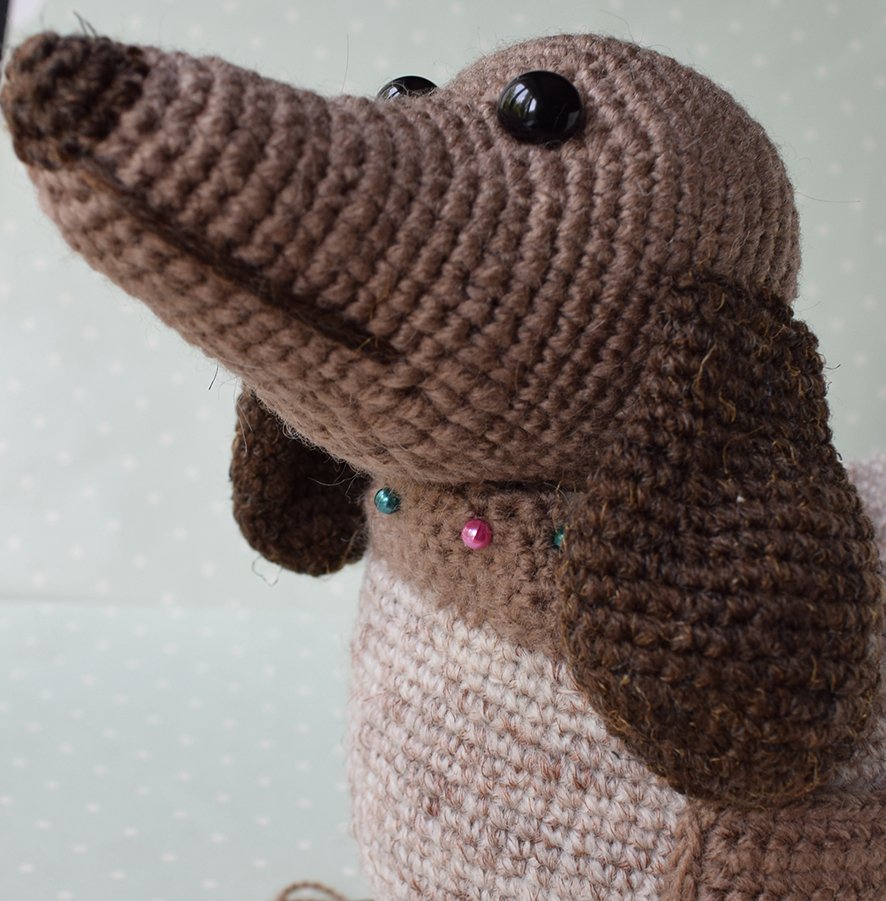 Blog content image for 'Cachepot « Dog ». 2 in 1: Crochet or knit'