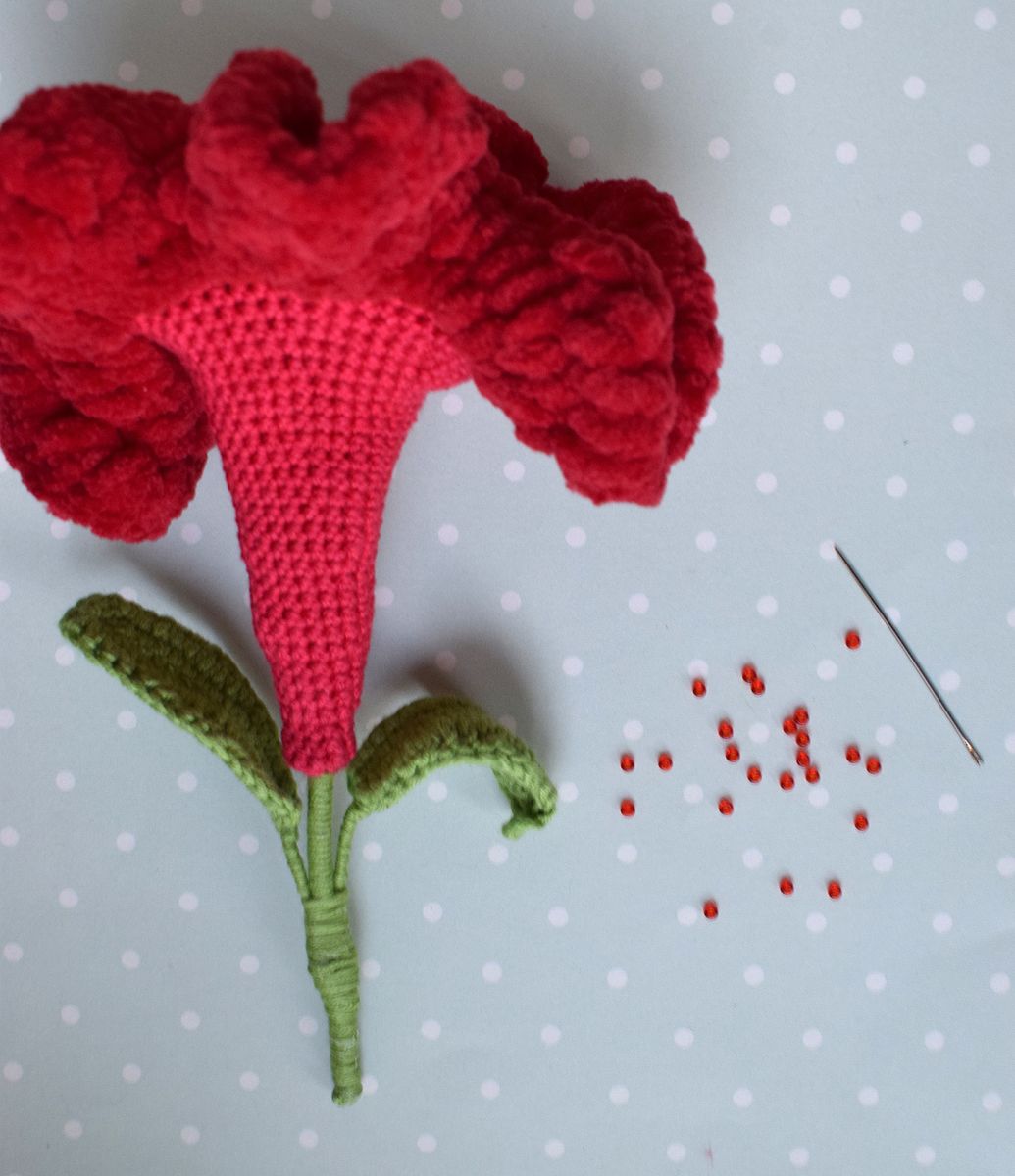 Blog-Inhaltsbild für 'Die Blume von Celosia Brosche'