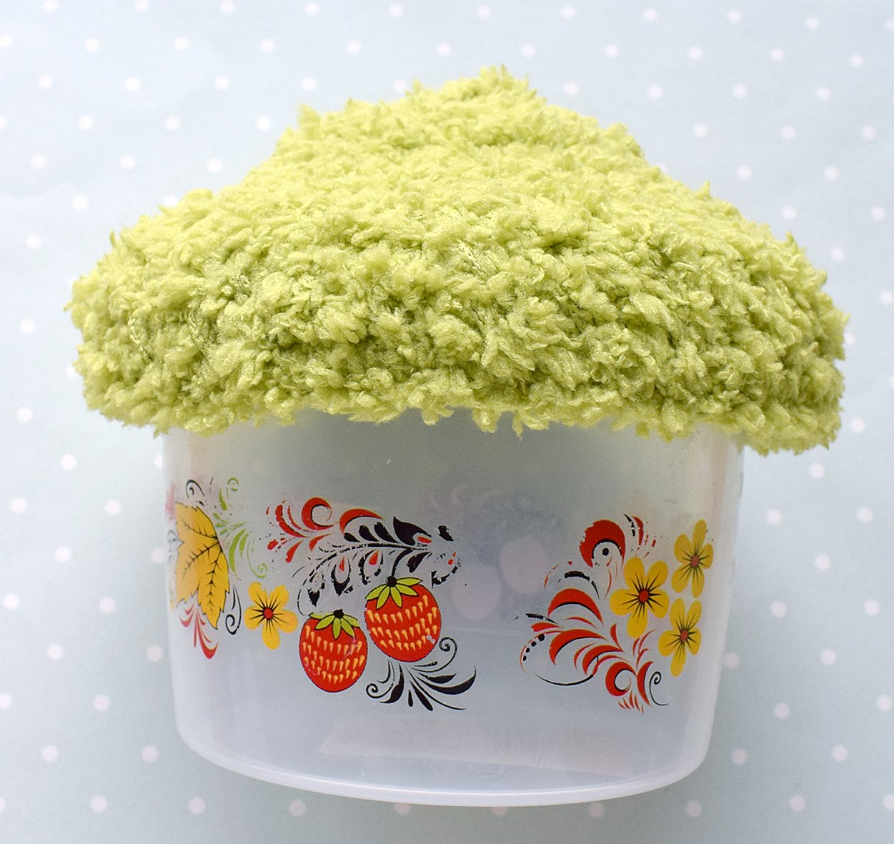 Blog content image for '«Пасхальная поляна» - декор крышки на банку'