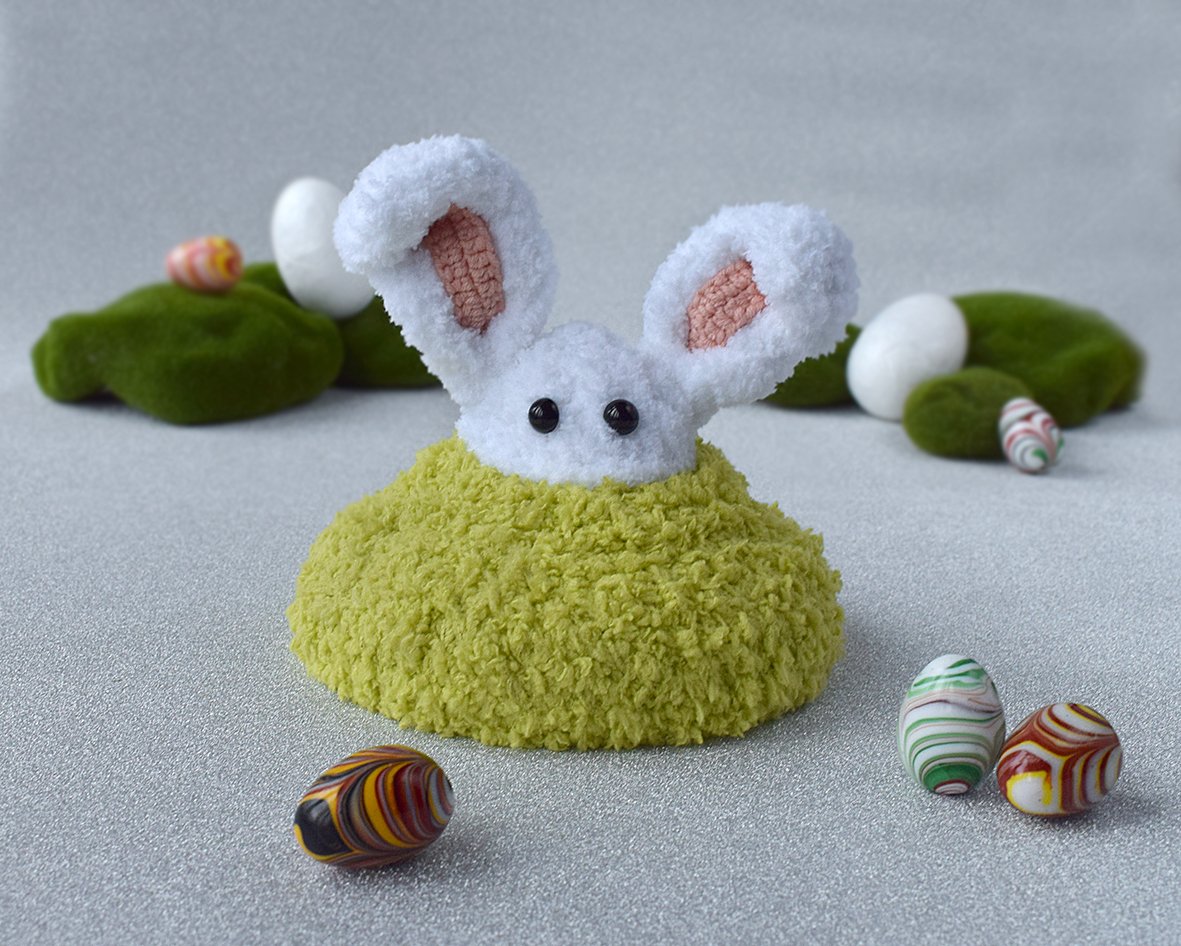 Blog content image for '«Пасхальная поляна» - декор крышки на банку'