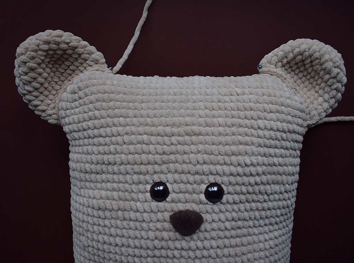 Blog-Inhaltsbild für 'Häkelanleitung "Kissen Bär"'