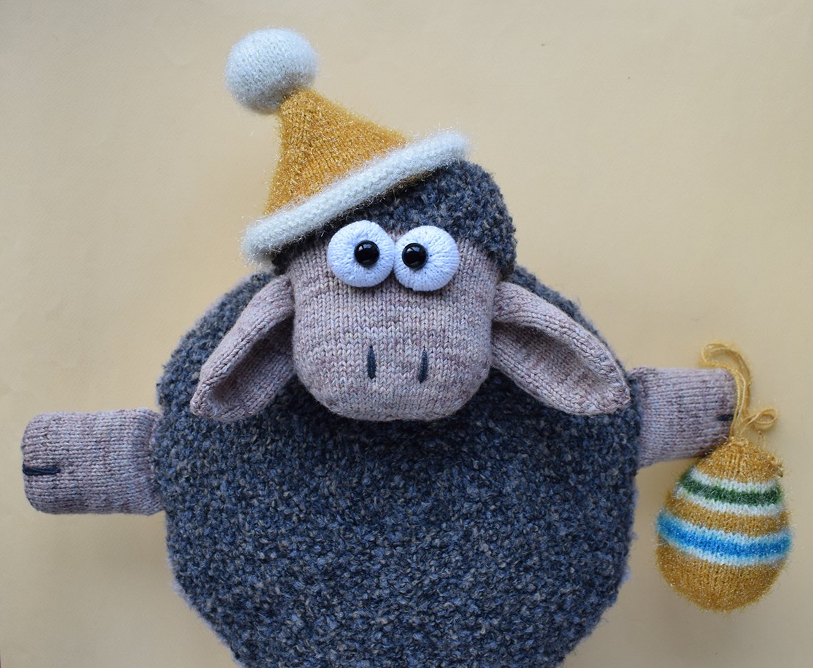 Blog content image for 'Knitting pattern for a "Sheep" cushion'