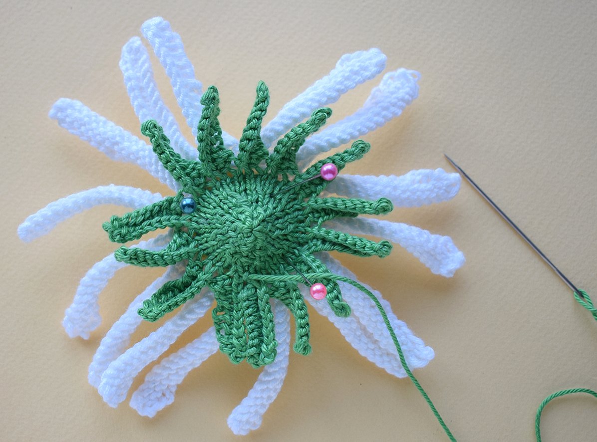 Blog-Inhaltsbild für 'Handyhalterung «Osterrasen» gestrickt'