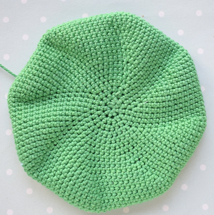 Blog content image for 'Crochet Magnet "Apple with Worm"'