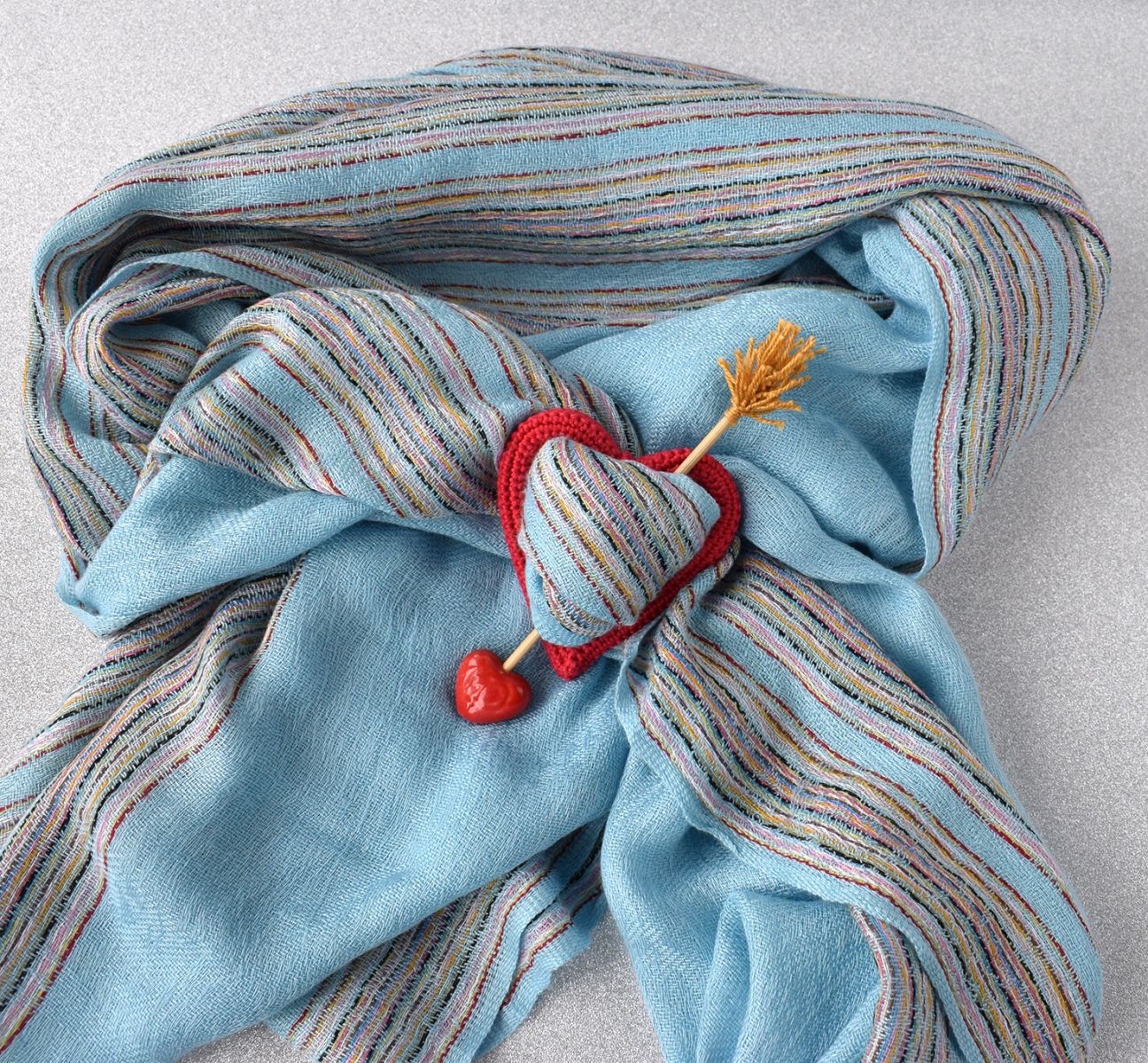 Blog-Inhaltsbild für 'Gehäkelte Fibula Brosche «Das Herz»'